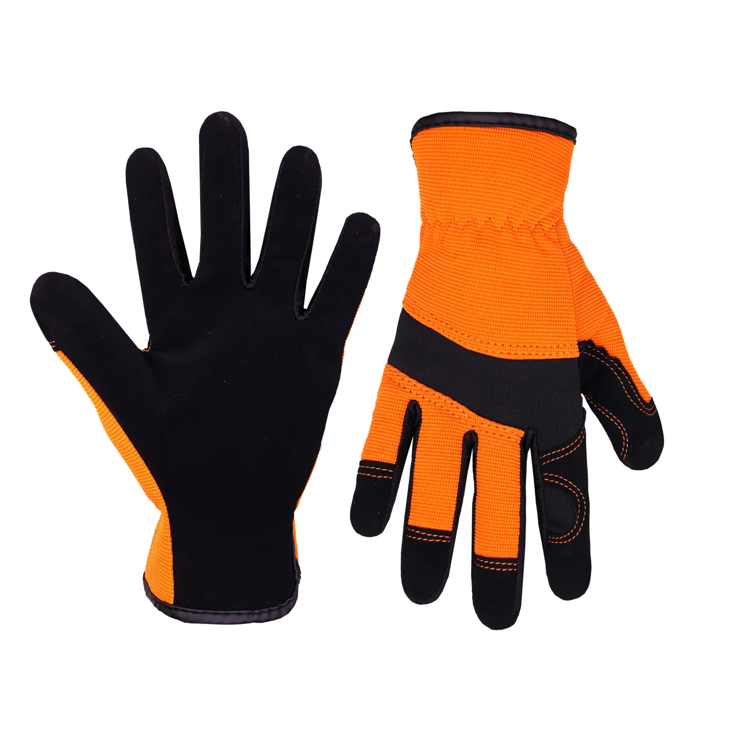 HANDLANDY orange china factory gloves nubuck Kids Gardening kids DIY gloves Children Work Gloves for Child