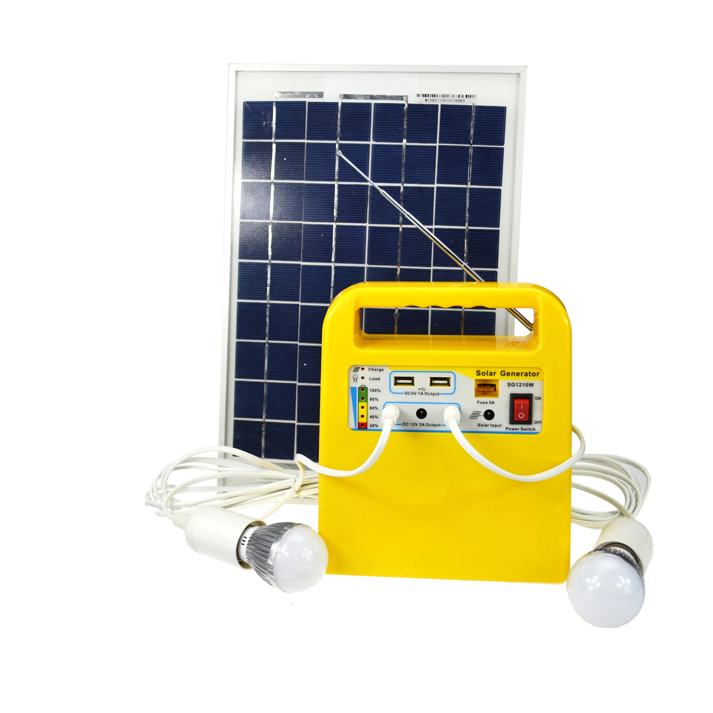 Lights Power Supply Solar Panel System For Home