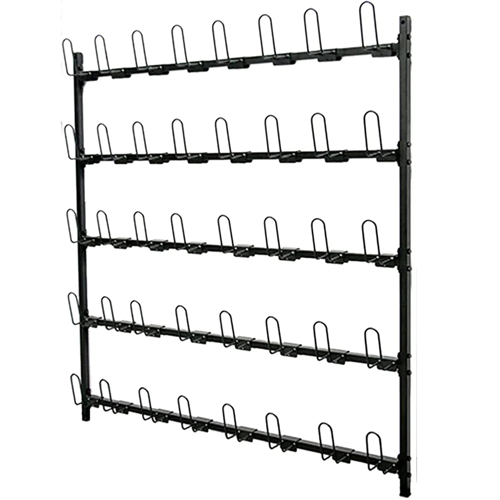 Wall Mounted 5-Tier Metal Glove Storage Rack Gym Boxing Glove Holder Display Stand Organizer