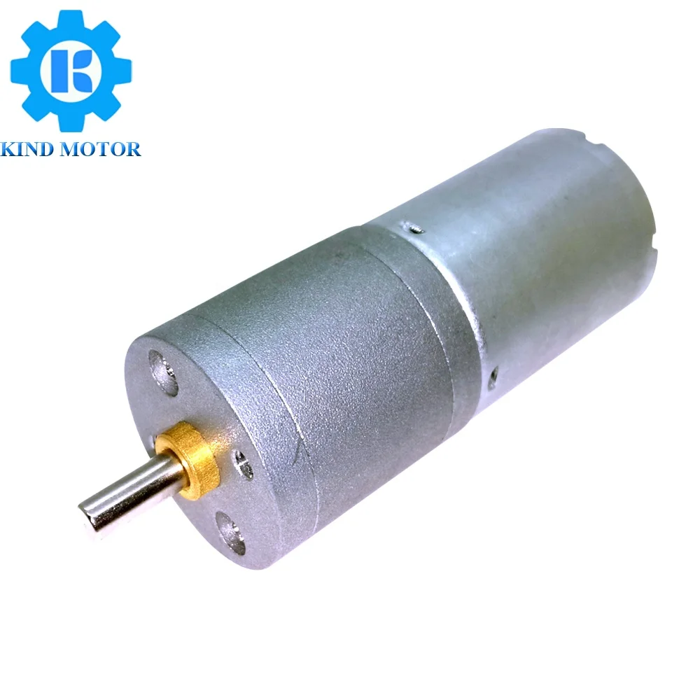 Long Lifetime low speed reduction 25gm-370 6v 12v dc spur geared motor 1200rpm for small electric toy