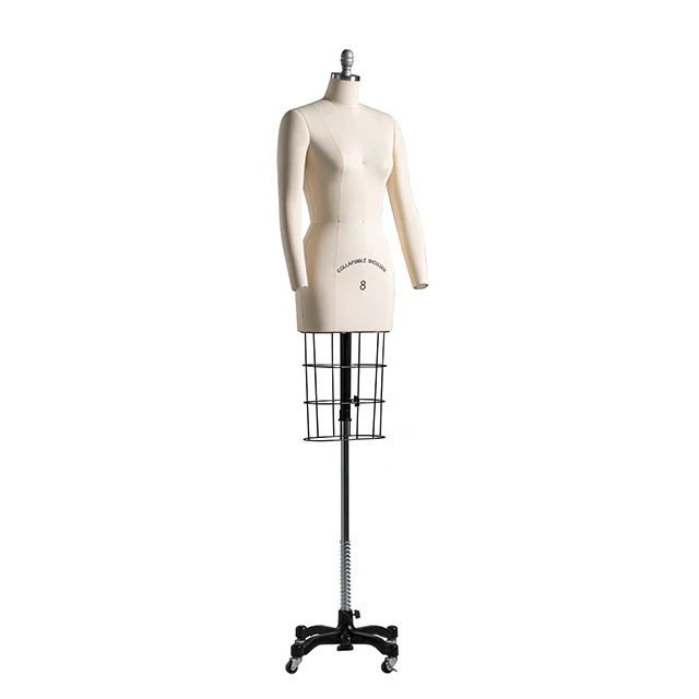 Customized Adjustable Tailor Mannequin Tailor Manufacturers female Cheap Tailoring Half Body Mannequin With Wheels