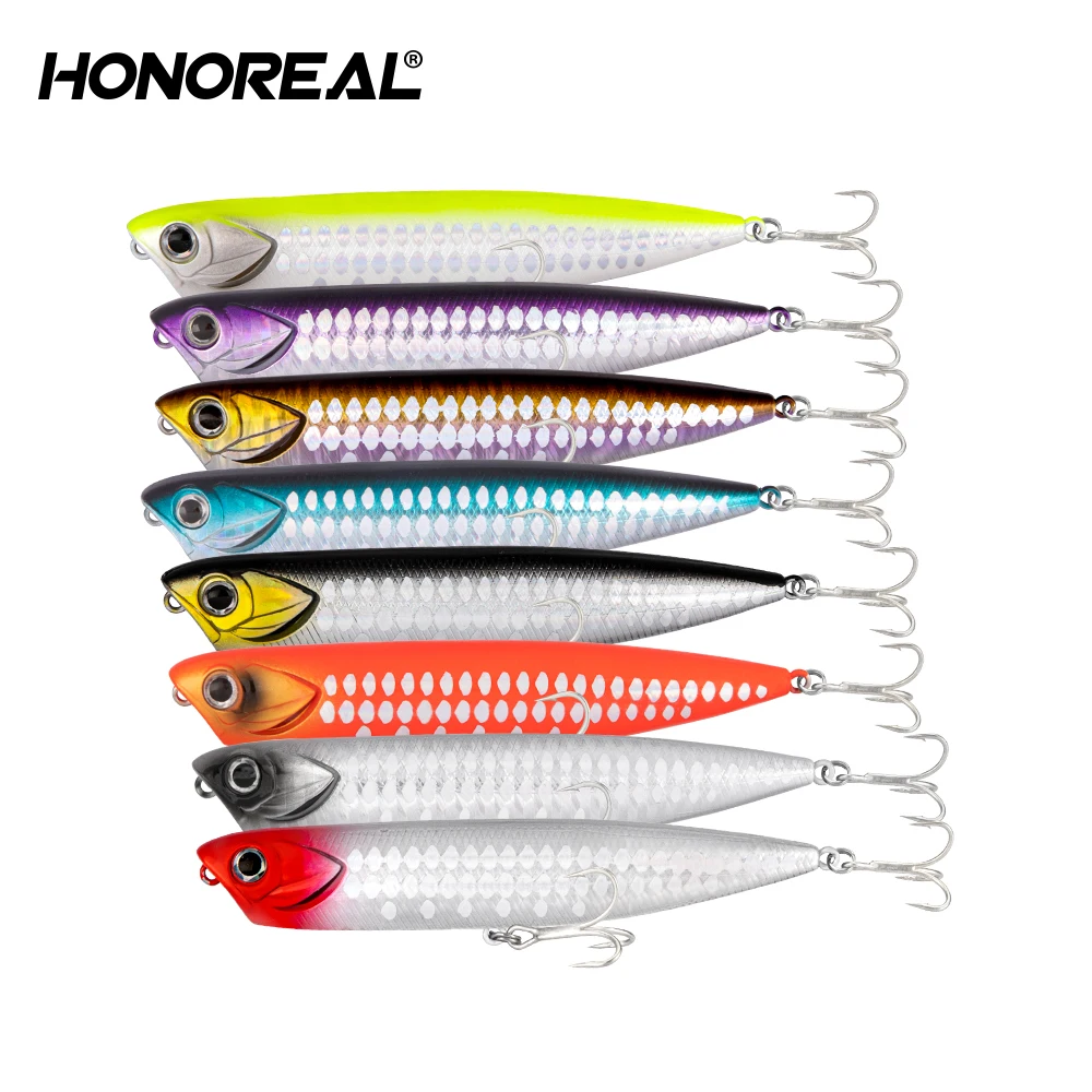 HONOREAL TG12   Hard Baits Top Water Popper 10cm/15g Artificial bait fishing lure