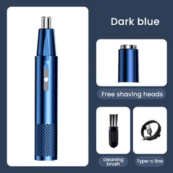 Electric Nose Hair Clipper Two-in-one Unisex Fully Rechargeable Shaving  Automatic Washable Shaving Nose Trimmer