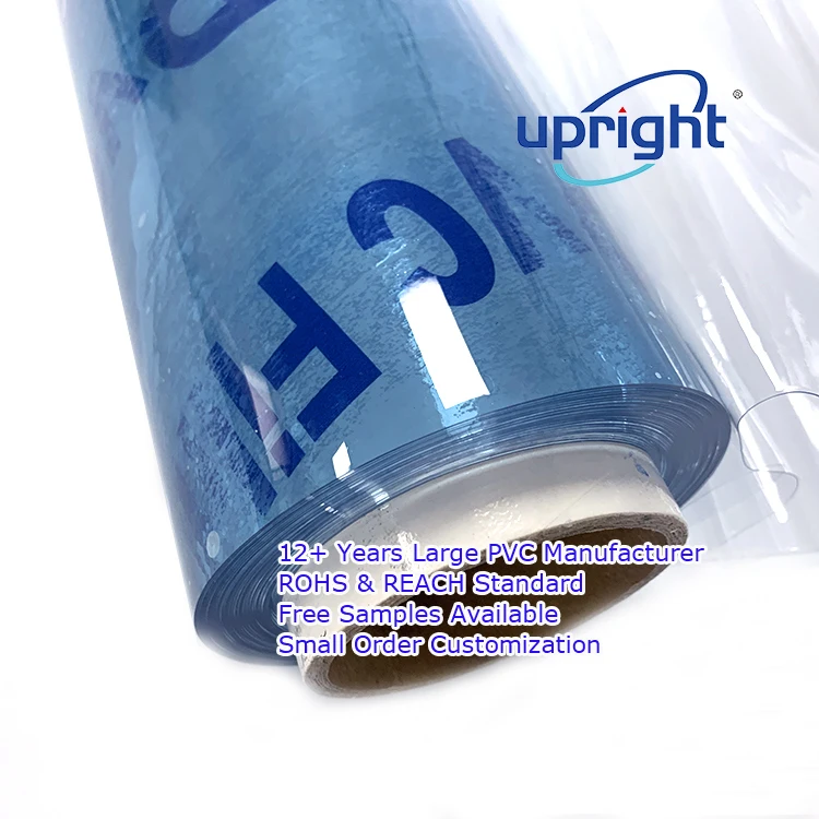 factory price custom flexible high gloss clear crystal soft plastic pvc film rolls glossy glass flex pvc sheet
