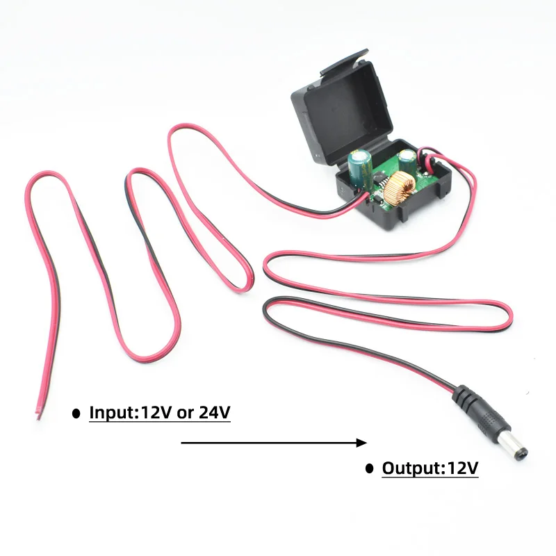 12v Car Power Signal Filter Canbus Reverse Camera Power Rectifier Power Relay Capacitor Filter