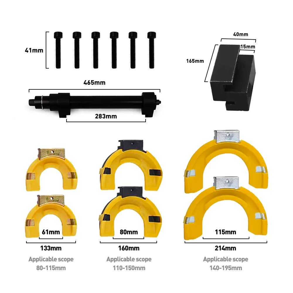 Automotive Shock Absorber Spring Maintenance Set Damping Spring Compression Tool Set