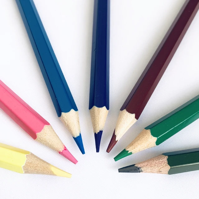 Free Samples Wood Carpenter watercolor Pencils Drawing Set