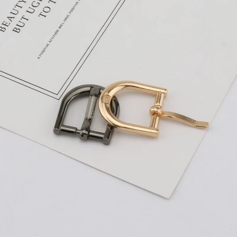 Alloy metal needle buckle watch strap pin buckle custom school bag backpack metal clip belt adjustable buckles for handbag shoes