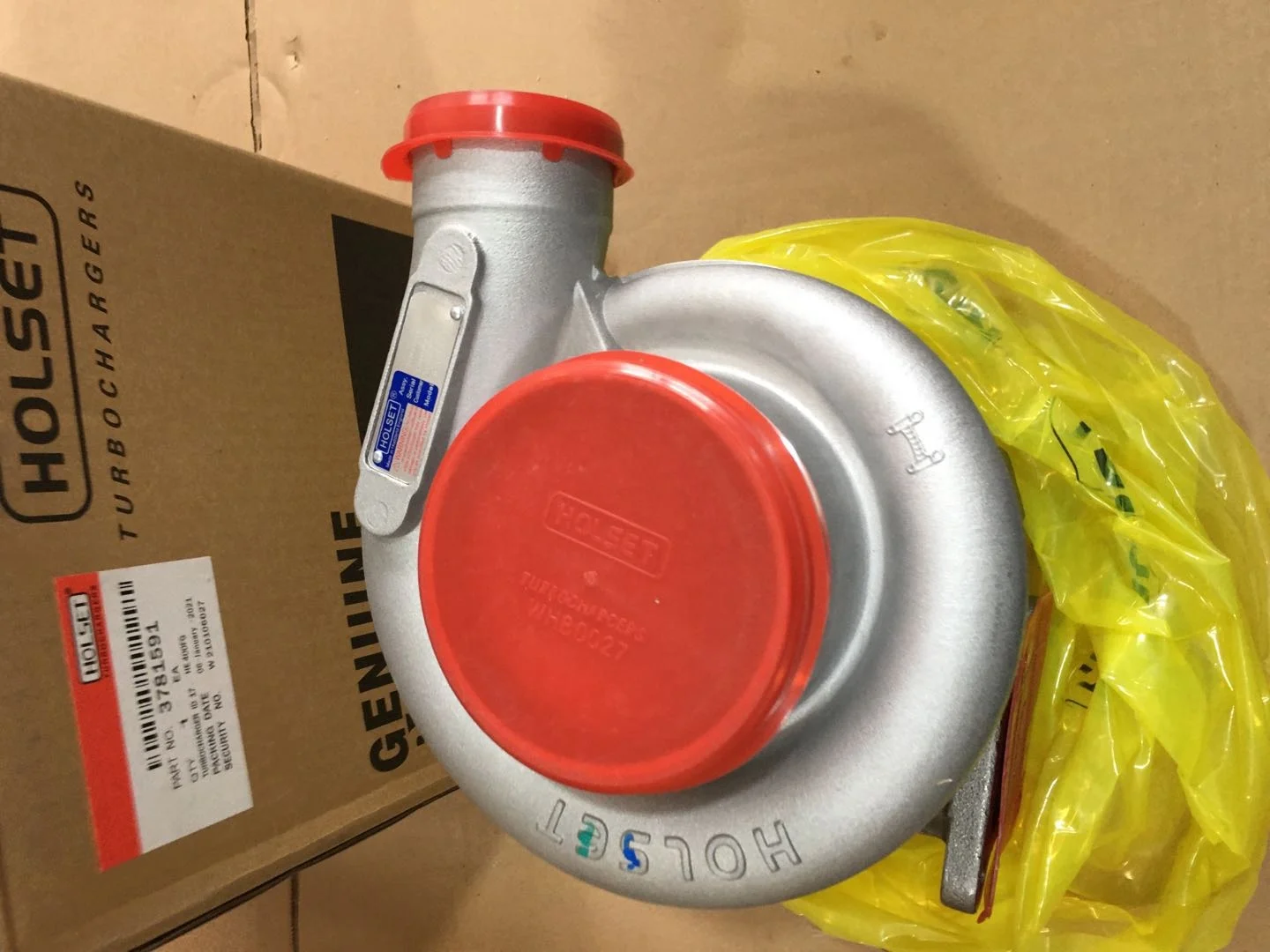 High performance spare parts diesel engine turbocharger 3781591 for HE400FG