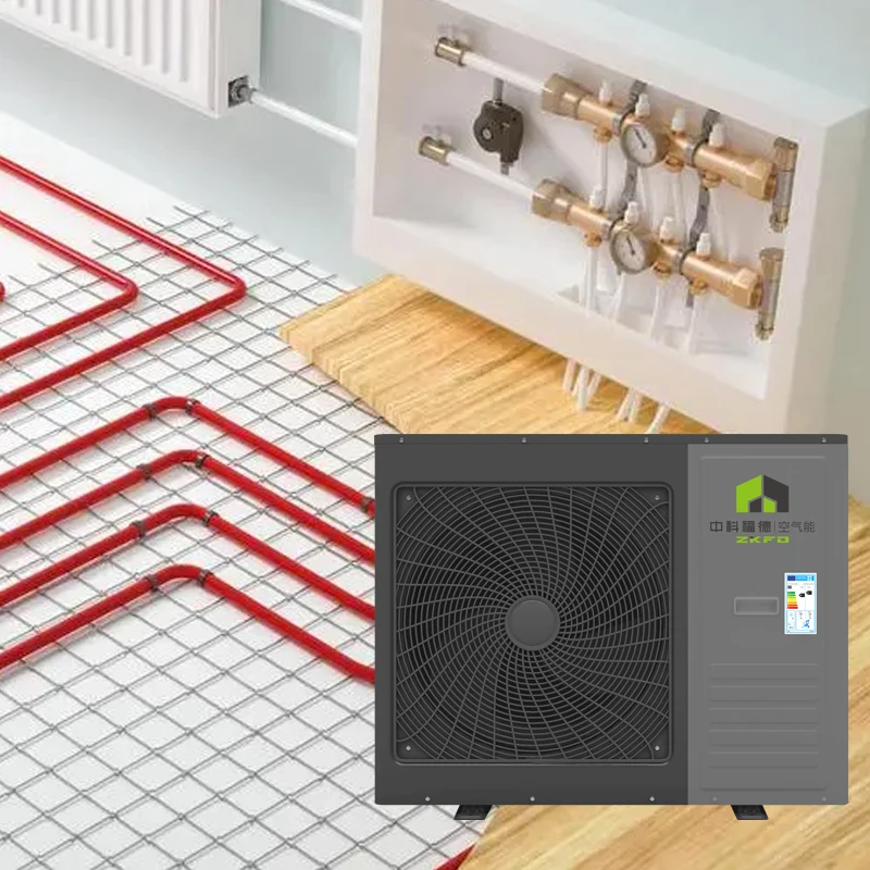 10KW 16KW 20KW wifi All in One Heatpump R32 DC Inverter House Heating Hot Water Air to water Heat Pump