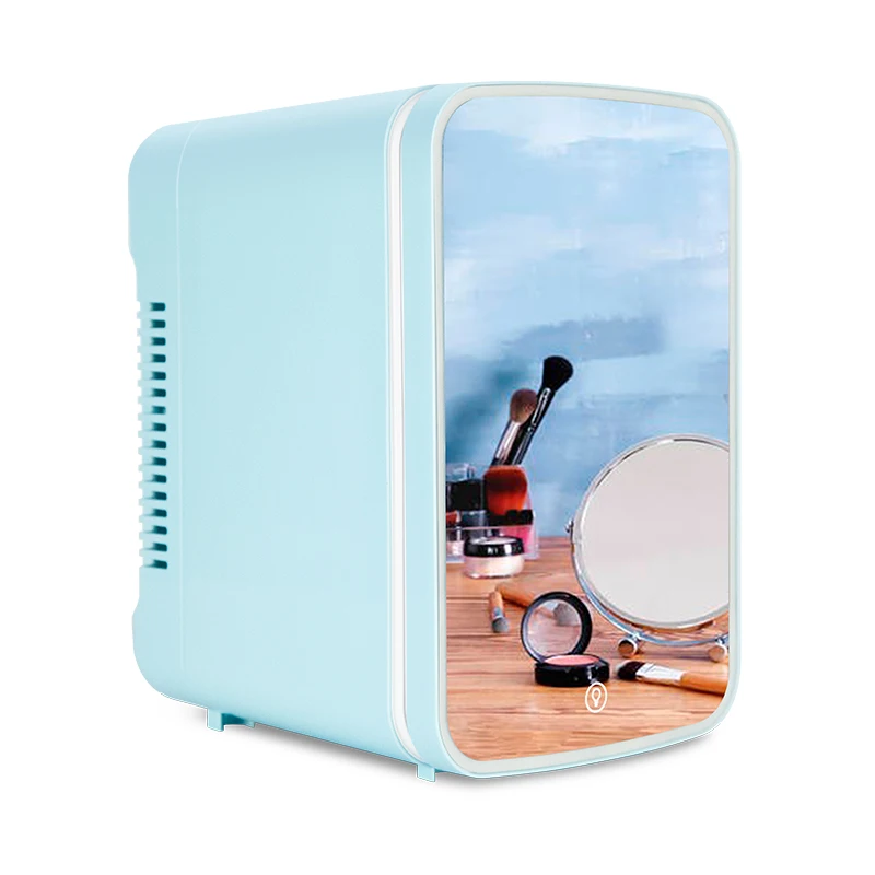 8L electric mini frigo for bedroom customize display portable mini fridge glass door with CE GS micro cool mini fridge