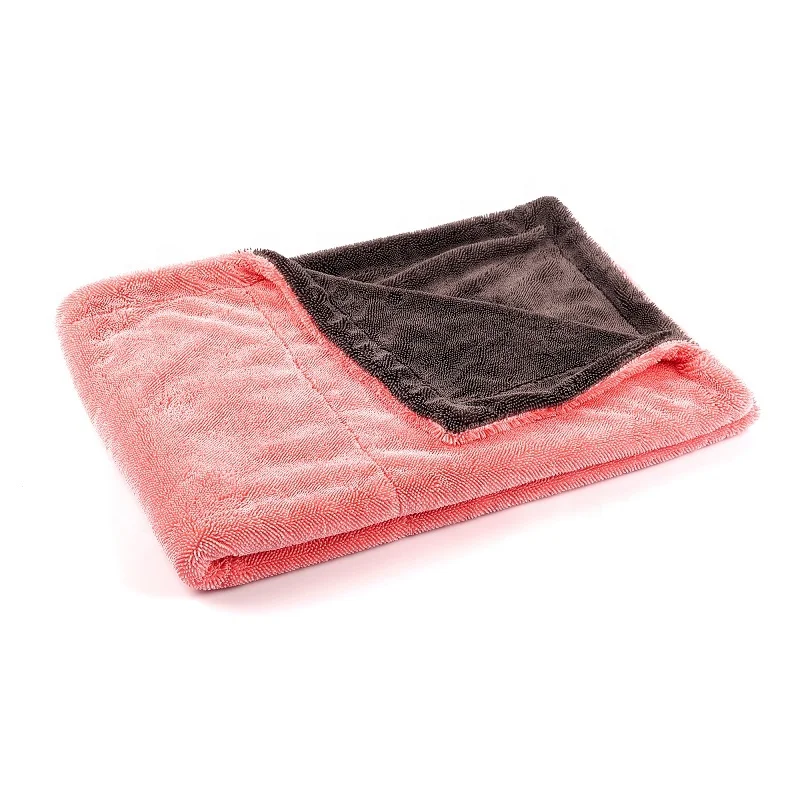 MaxShine 1200GSM Duo Twisted Colorful Drying Towel Duo Twist Loop Towel For Car Drying