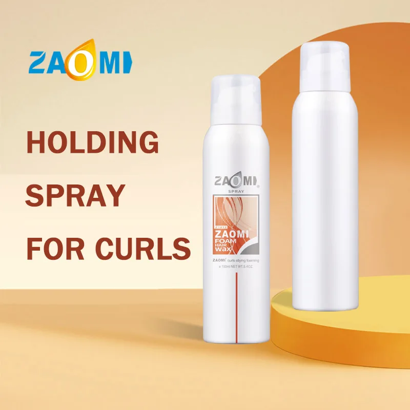Private Label Free Sample hair styling products strong hold shine hair volumizing spray curls holding spray for curls