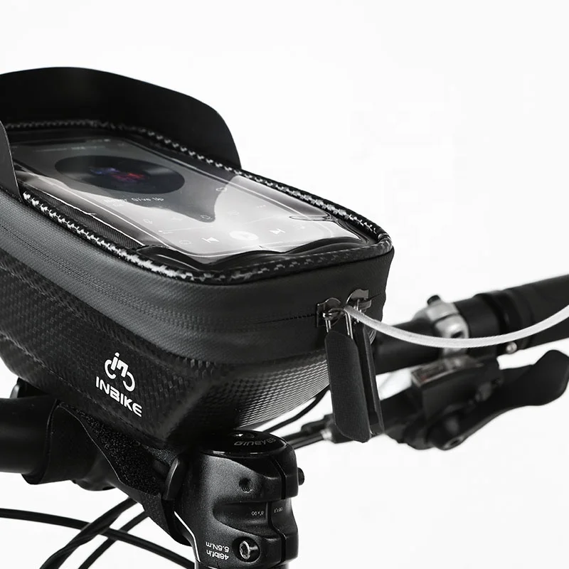 Inbike Custom Logo Rainproof Bicycle Front Touch Screen Phone Bag Mountain Bike Top Tube Cycling Bag Waterproof Bicycle Bags