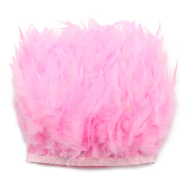 10-15cm Wholesale High Quality Natural Turkey Feathers Trimmings For Wedding Decorative Feather Trimming