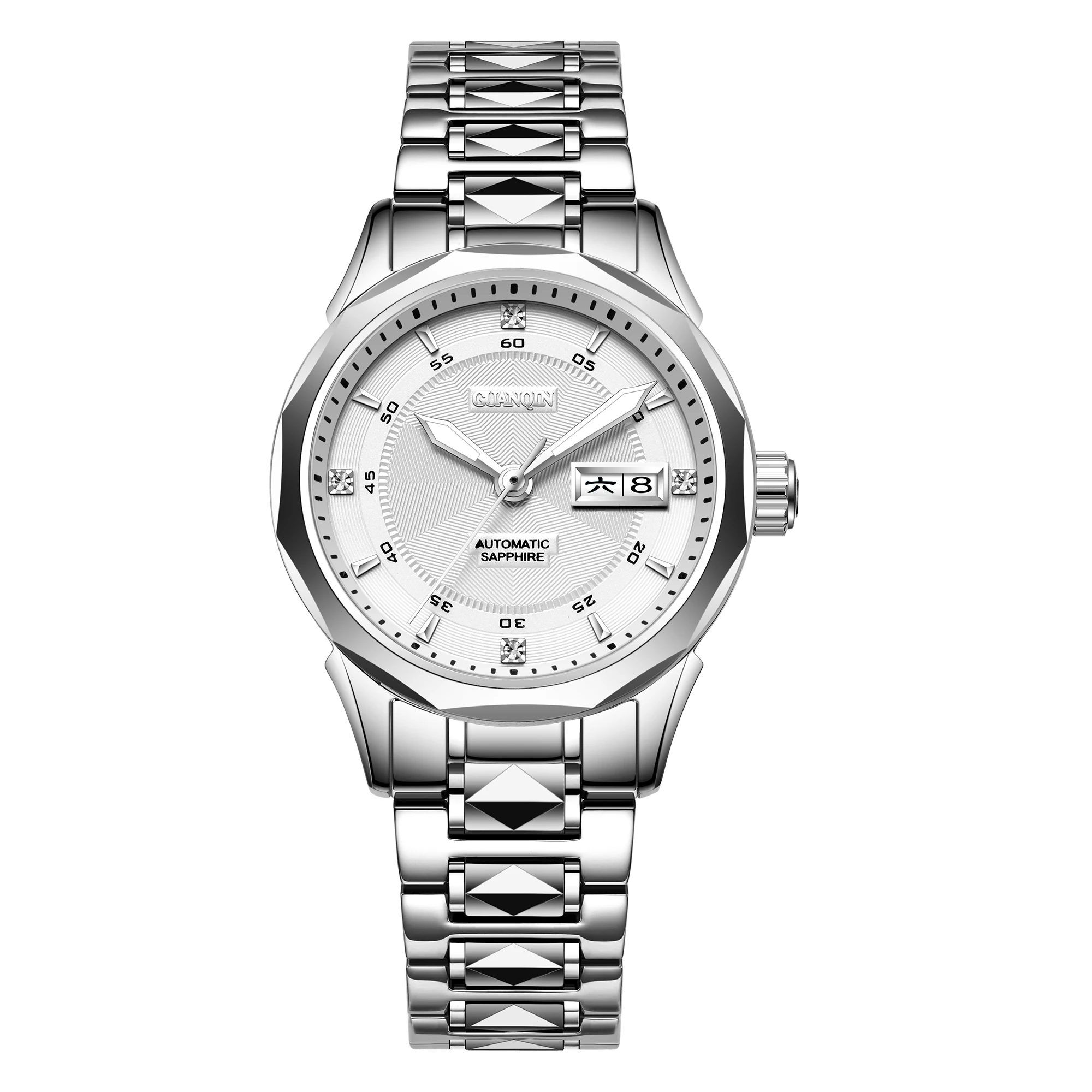 OEM женские автоматические часы Последние Механические Женские Подарочные сетчатые часы с ремешком