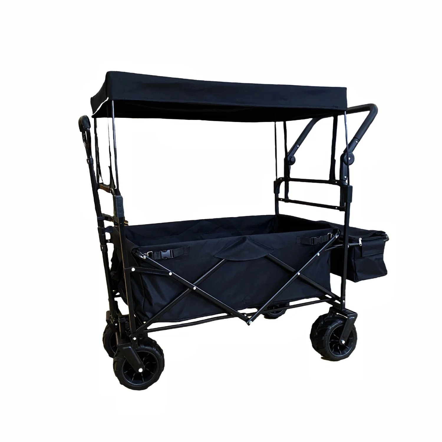 Large Capacity Outdoor Garden Picnic Push Folding Wagon