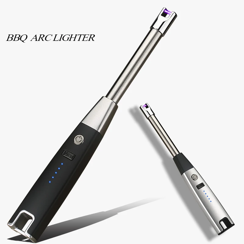 JL879 Innovative Flameless USB Plasma X WindProof Rechargeable Atomic Dual Arc Lighters