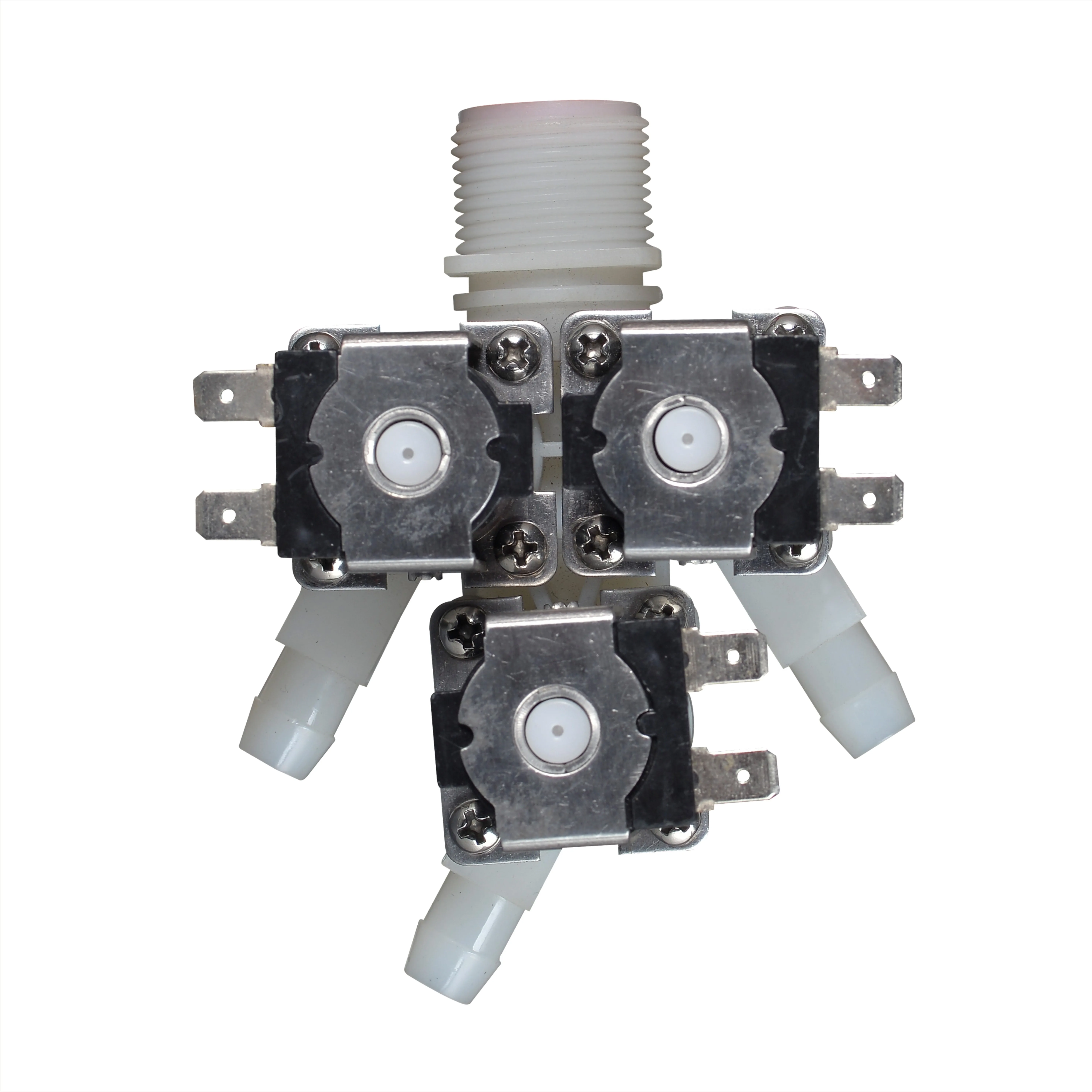 
Fuxin DC12V 3 Way megnetic valve Multiway sanitary solenoid valve 