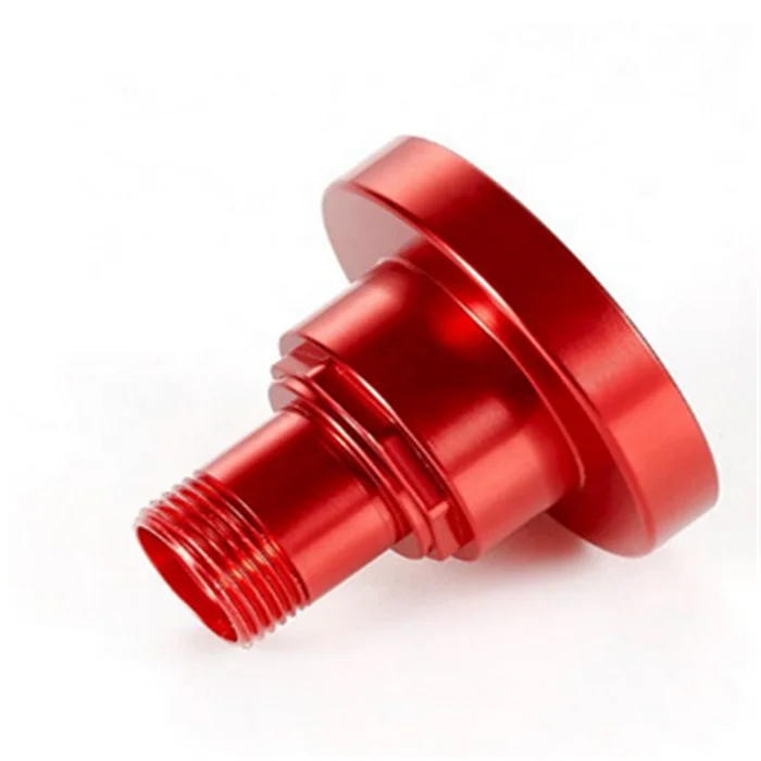 Lathe turning machining cnc anodized aluminum part