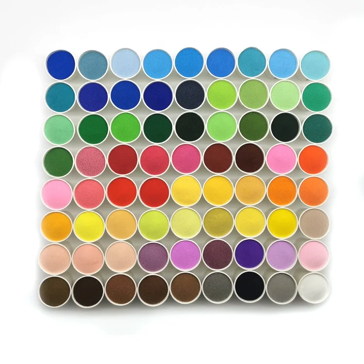Colored Sand for Kids Painting Art Color Silica Roofing Sand for Exterior Wall Paint Granite Coatings Coloring Floor Tiles