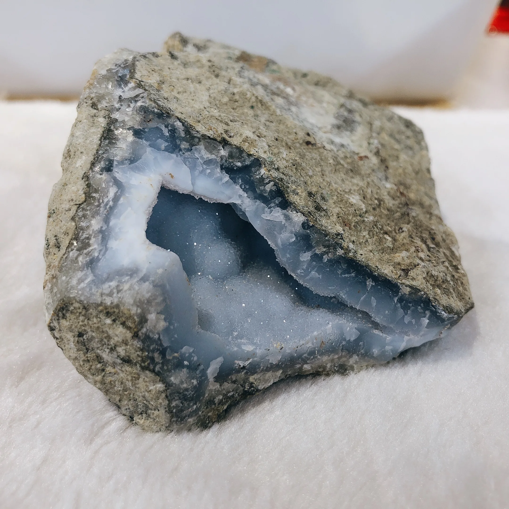 Wholesale raw stone natural blue lace agate crystal rough stone