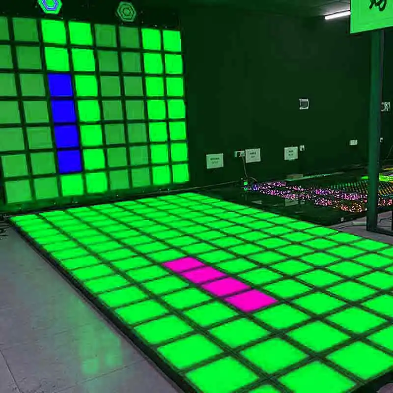 СВЕТОДИОДНЫЙ танцпол 30x30 см Интерактивная активная игра светодиодный пол для детских игр