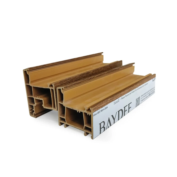 Manufactures Pvc Window Profile 6m Length BAYDEE Brand Upvc Plastic Profiles for Doors and Windows