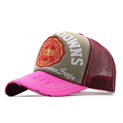 Washed Cotton 3D Embroidered Baseball Cap Washed And Worn New York Cap Wholesale  Ladies Visor Duck Snapback Hip Hop Fitted Hat