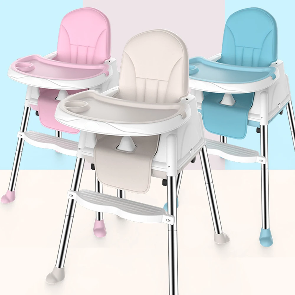 3 In 1 Foldable Portable Plastic Dining Feeding High Baby Chair junior dining chair baby feeding high chair