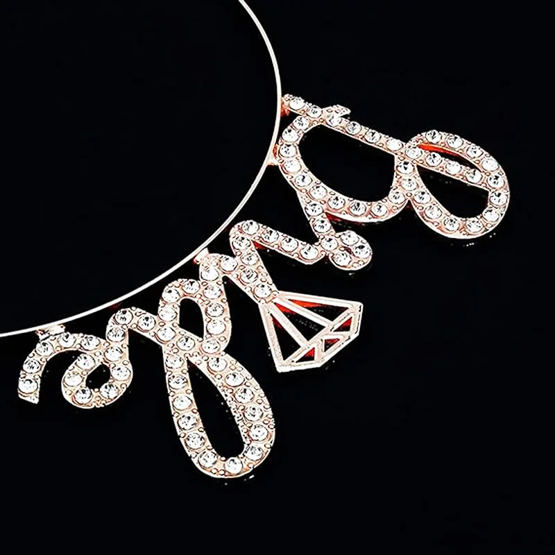 to be crowned headband ribbon bachelorette party bride crown crystal diamond sash