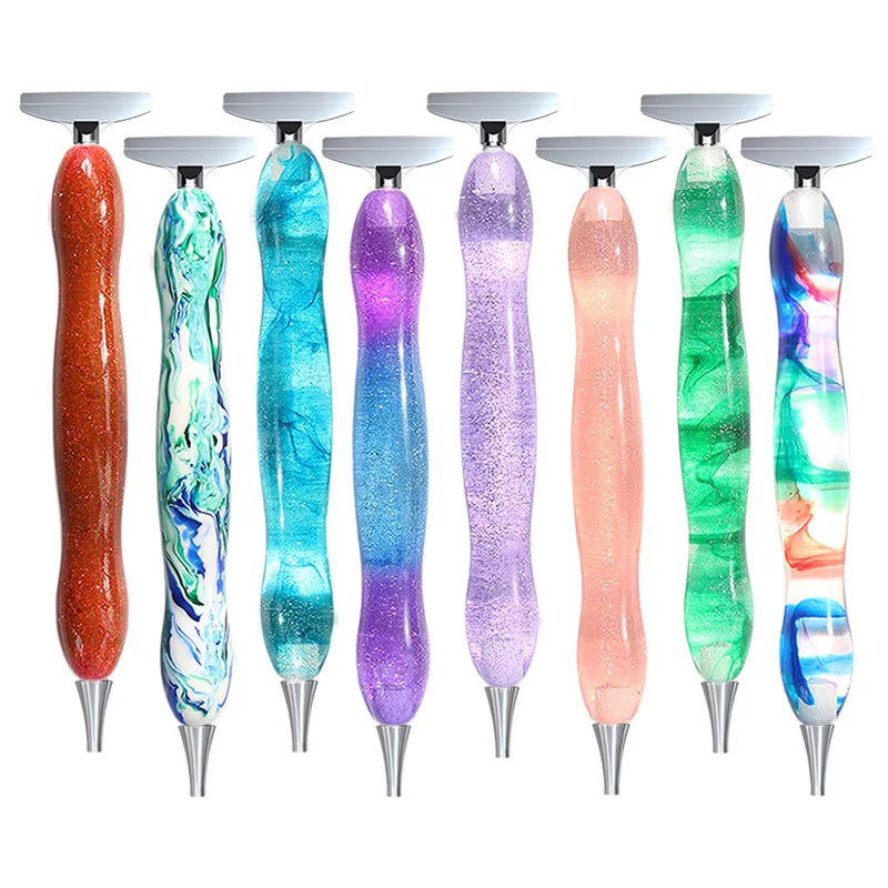 Diamond Art Pen,Diamond Painting Pen with 2 Metal Tips,5D Diamond Art Pen Accessories and Tools for DIY Craft