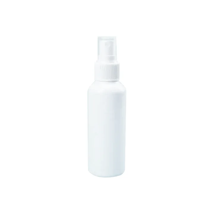 Factory In Stock 100ml Round Shape Clear PET Plastic Spray Bottle