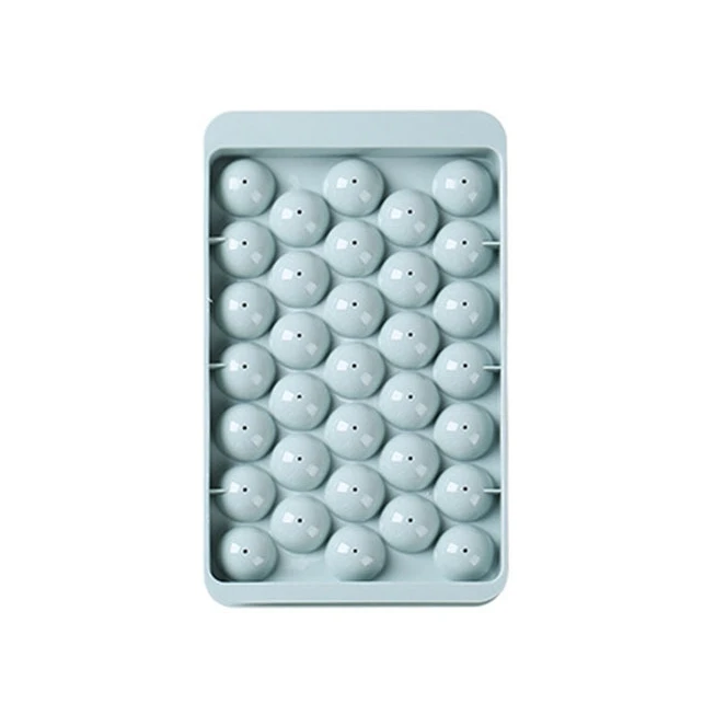 Wholesale  Hot Sale Reusable Non-Stick Round Ice Cube Trays Sphere Silicone Ice Ball Mold