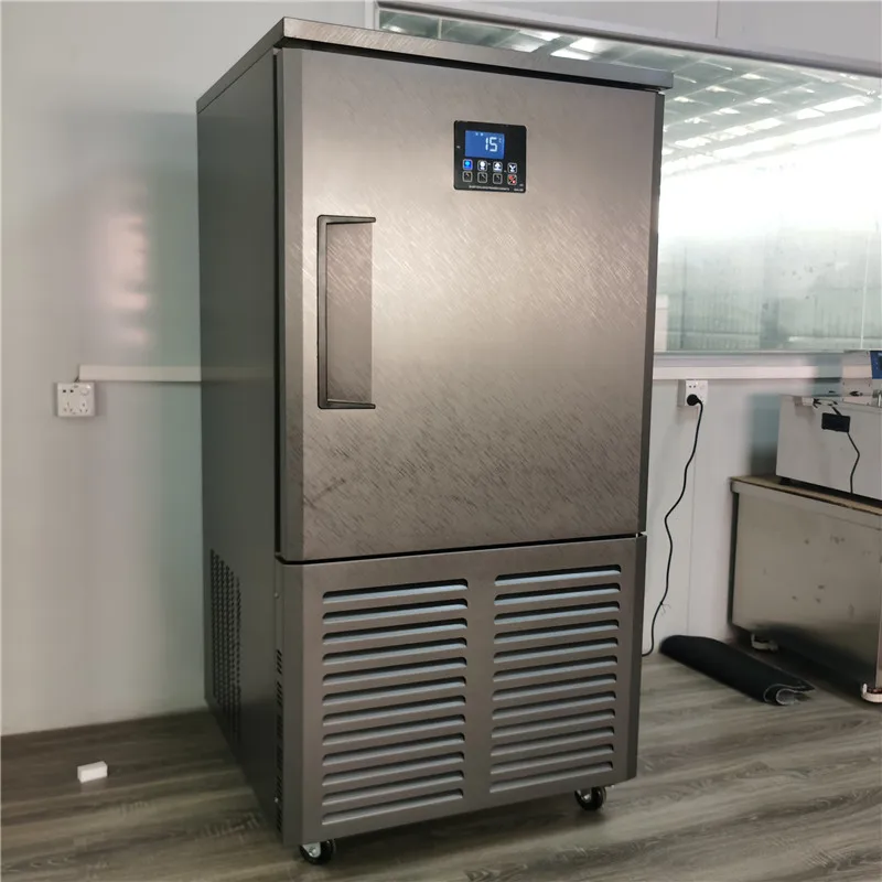 15 Trays Industrial Large Blast Freezer Machine Fish Meat Quick Freezing Freezer