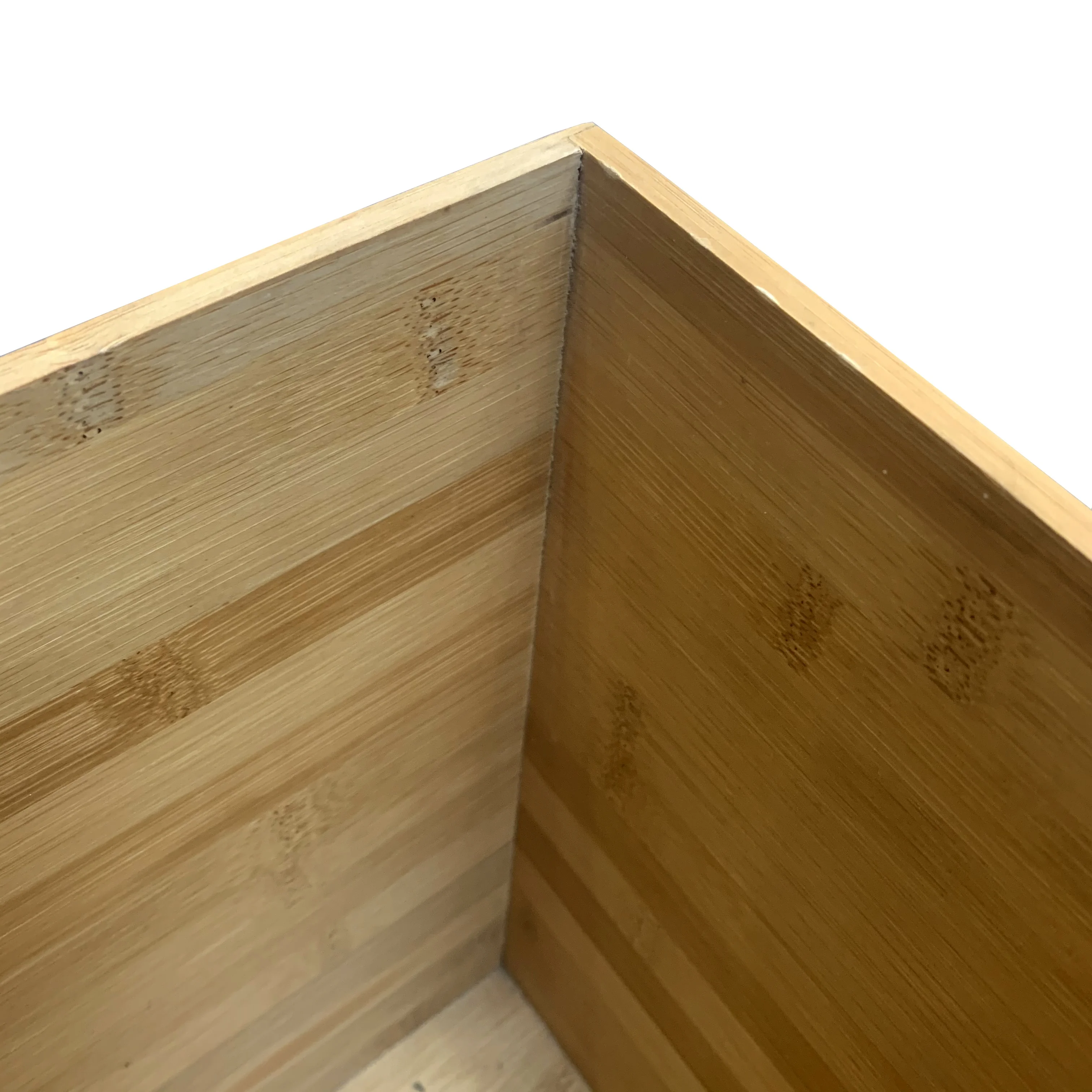 Custom Decorative Wood Office Living Room Bathroom Wastebasket Trash Can Garbage Container Bin