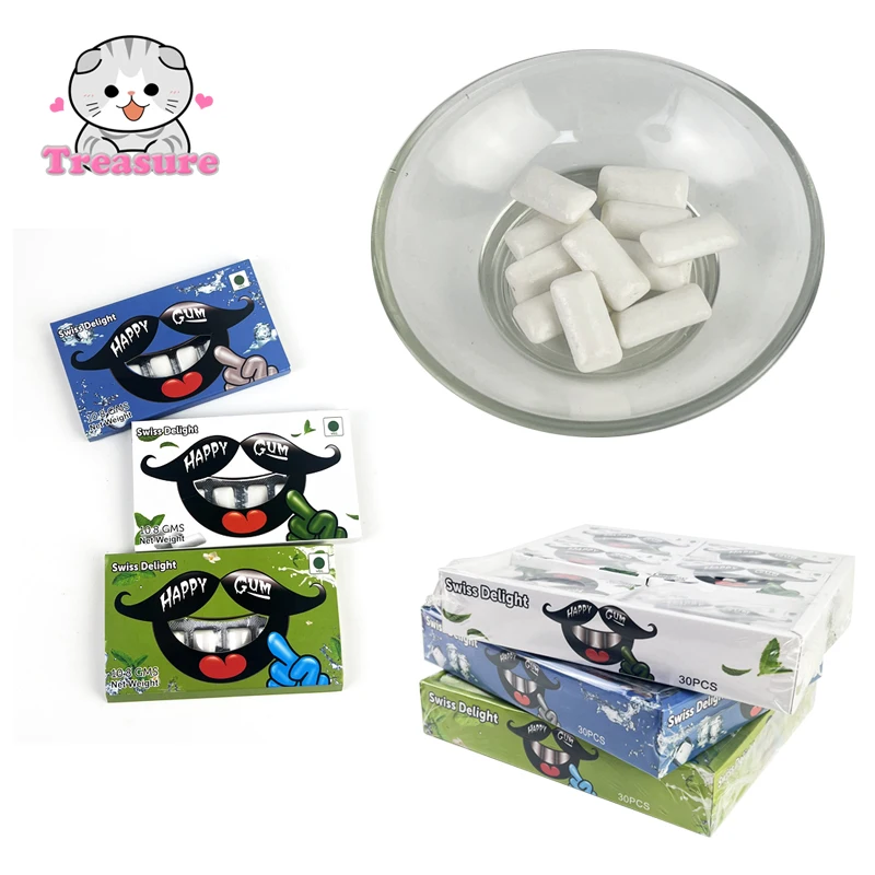 wholesale item mint chewing gum crispy bubble gum candy