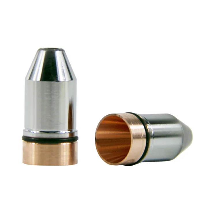 D10.6 H22 Bullet Chromed Single Double Layer Laser Nozzle for Laser Cutting Head