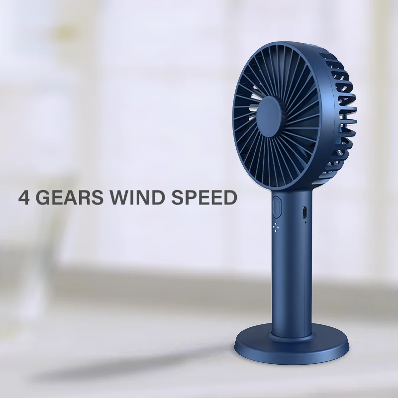 Outdoor Durable Using Portable Cooling Mini Hand Lady Rechargeable Hand Held Usb Fan