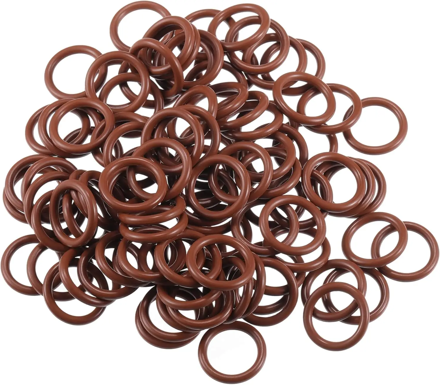 O Ring Seal Gasket, O ring Seal Washer Replacement for Plumbing Repair for Cars Trucks SUVs Trailers, 13mm ID x 2.5mm CS,  Brown