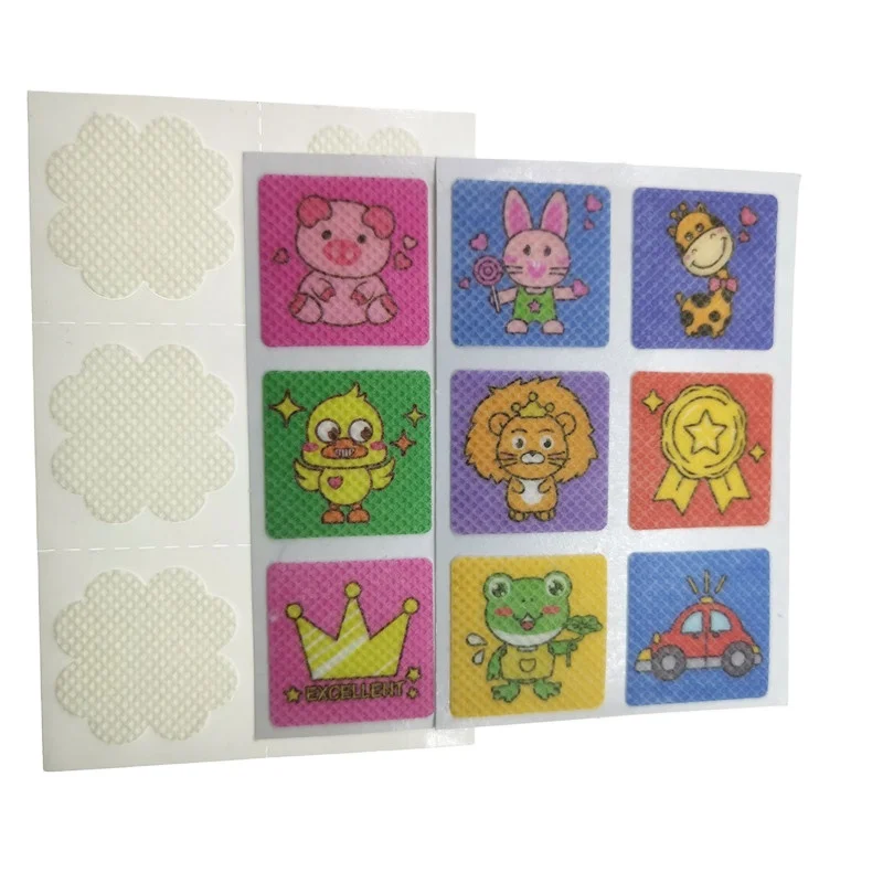 
Factory Delivery New design Eco-friendly Deet Free Natural Oil Cartoon Non Woven Kite Sticky Mosquito Bite Patch Custom 