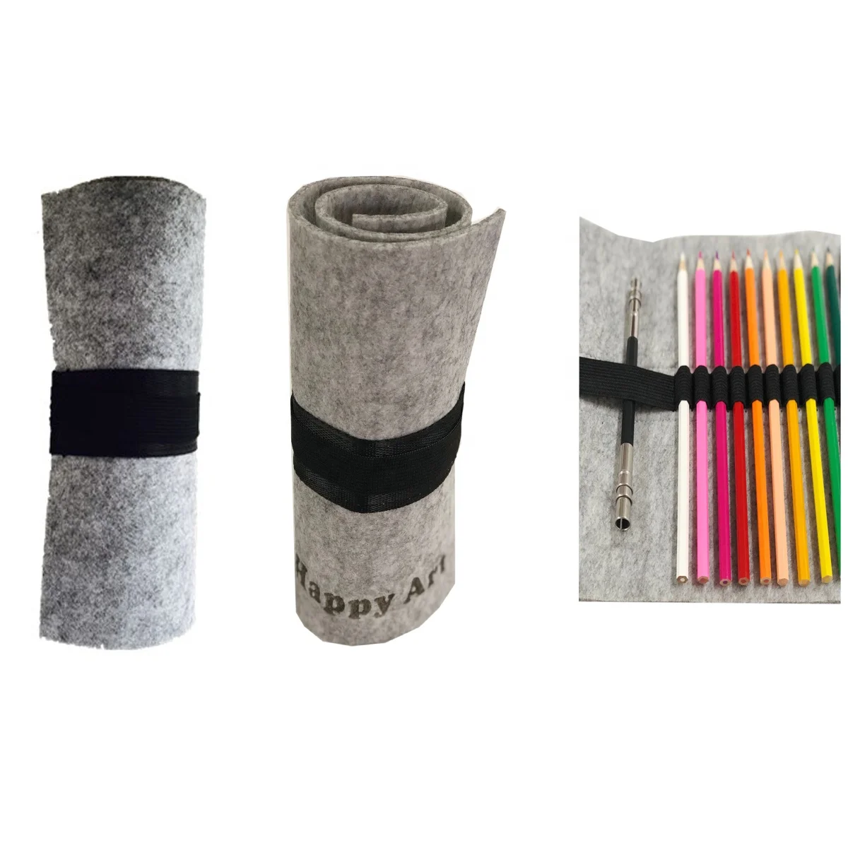 Pencil Cases 48 Counts Girls and Boys School Tools Pencil Roll Up Case Back to School