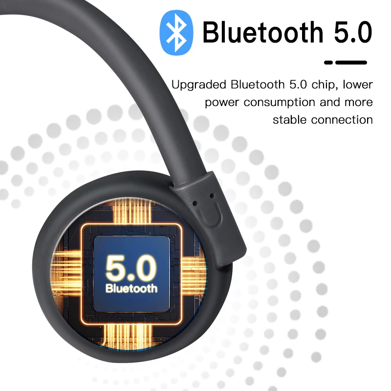 Headset Wireless Blue-tooth Bone Conduction Waterproof Bone Conduction Headphones Hearing Aid