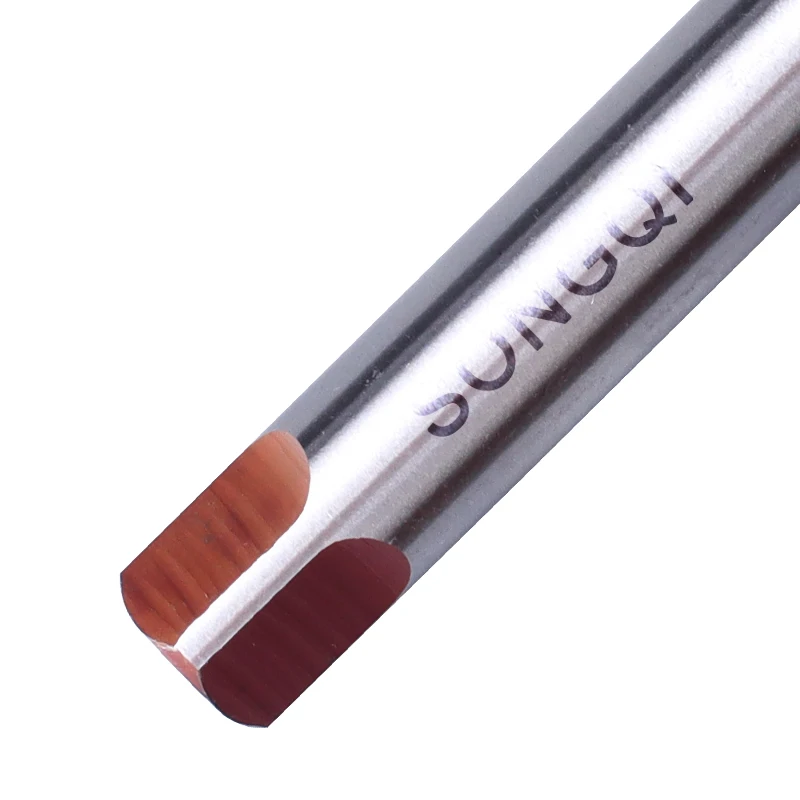 SONGQI High Precision Tungsten Carbide Hand Reamer Straight Shank H7 Carbide Reamer For Stainless Steel