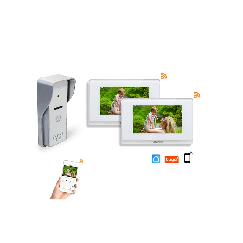 Supplier support OEM ODM IP65 Waterproof 2-wire IP Video Door Doorbell Intercom System with tuya wifi for Apartment