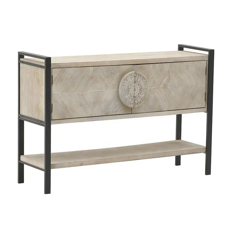 Деревянный шкаф, антикварная мебель с рисунком волны, 1 ящик, 2 двери, 59 дюймов H, деревянные книжные шкафы, стоячие полки от производителя