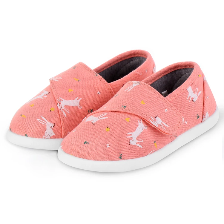 
Josiny Toddler Girls Canvas Sneakers-Casual Kids Shoes Slip On Soft and Breathable Loafers 