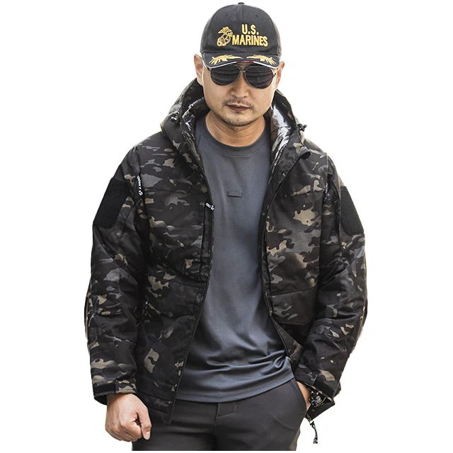 Мужская тактическая зимняя охотничья куртка S.archon камуфляжная уличная Водонепроницаемая ветровка походная