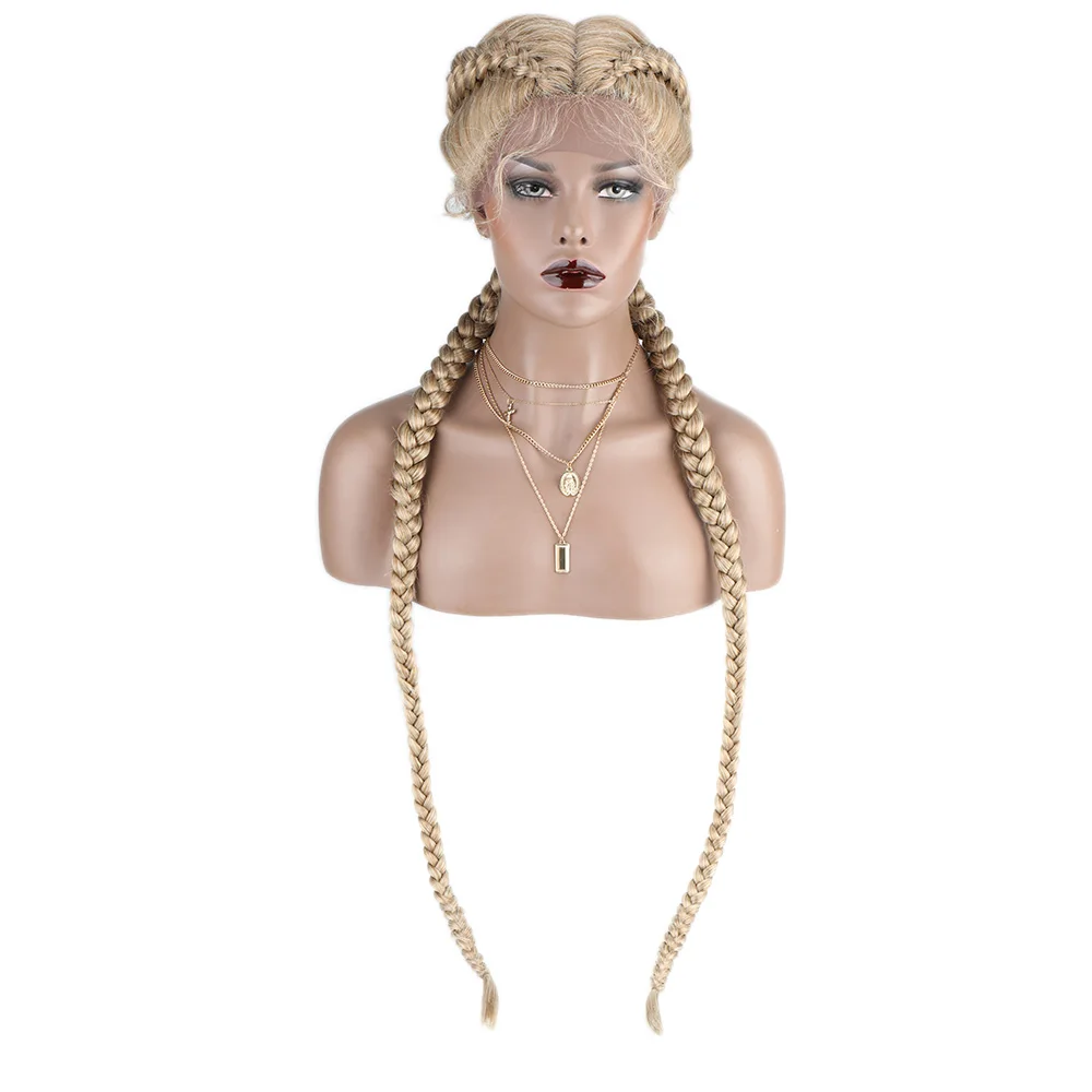 Набор париков с длинными вьющимися золотистыми волосами, набор париков смешанных цветов, вьющиеся парики, человеческие волосы, светлые синтетические волосы для наращивания, скидка