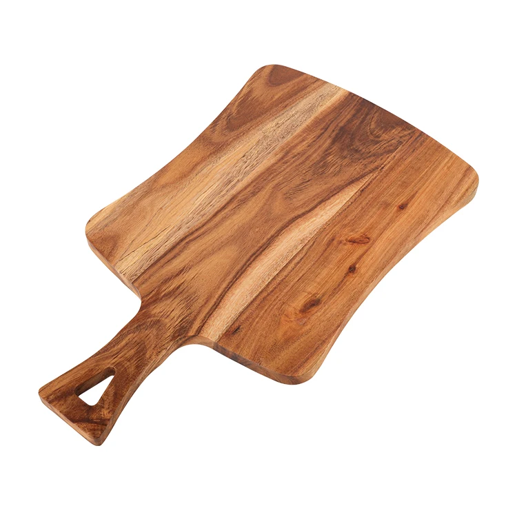 Wholesale 8 Inch Kitchen Wooden Acacia Cutting Board Acacia Wood Chopping Board With Handle